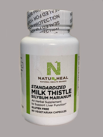 Standardized Milk Thistle (Silybum Marianum) 90 Veg Caps GF,