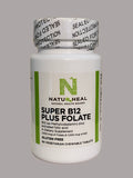 Super B12 Plus Folate. Chewable 60 Veg Tabs. GF