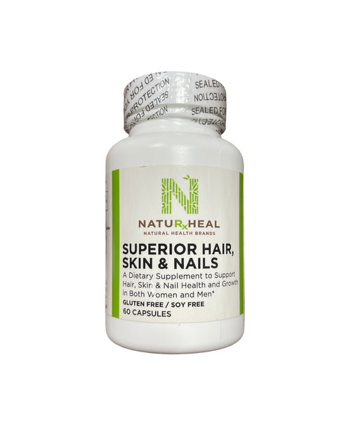Superior Hair, Skin & Nails 60 Capsules, GF, Soy Free & Non-GMO