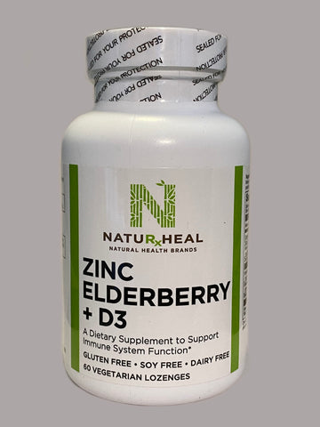 Zinc + Elderberry & D3 60 vegeterian lozenges